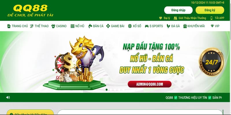 QQ88 tự hào là thương hiệu đẳng cấp nhất châu Á